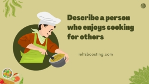 Describe a person who enjoys cooking for others