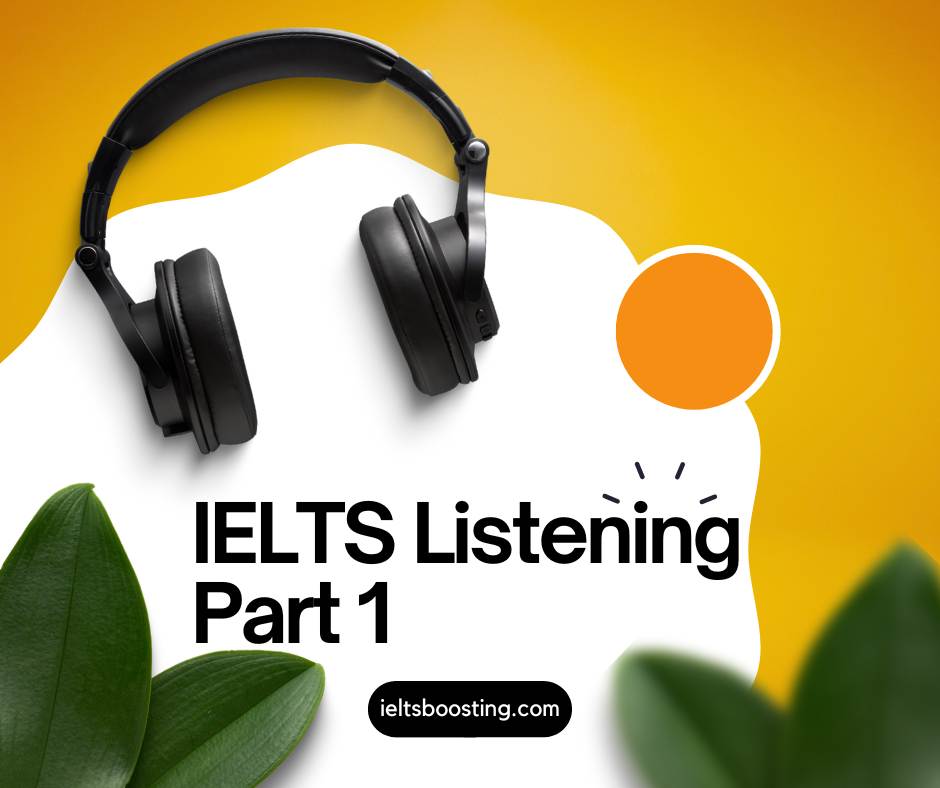 ielts listening part 1