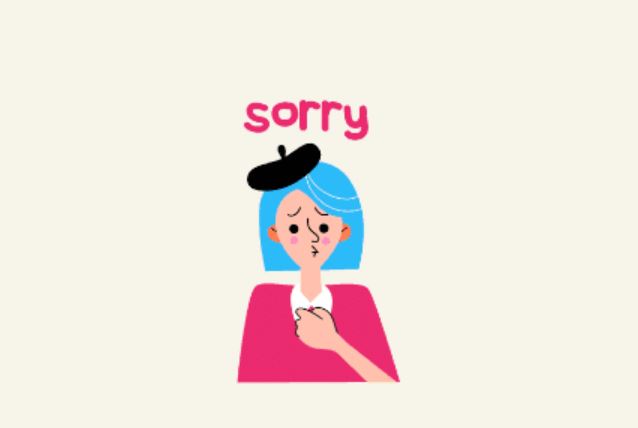 Describe a time when someone apologised to you